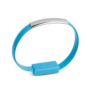 Pulsera cable de datos USB macho a conector micro USB macho - Rosa fucsia