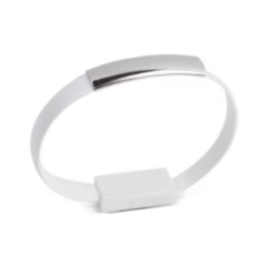Pulsera cable de datos USB macho a conector micro USB macho - Rosa fucsia
