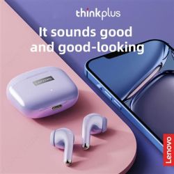 LENOVO LP40 PRO Auriculares bluetooth 5.1 inalámbricos IPX4 Micrófono manos libres Rosa