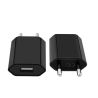 Cargador adaptador de red pared USB 1A universal Negro - iPhone Apple Samsung Xiaomi LG Sony Huawei…