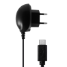 Cargador de red pared enchufe conector micro usb 1A Negro AP-05788