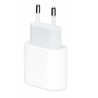 Cargador adaptador de red pared enchufe 20W conector USB C / Tipo C + Cable lightning Blanco