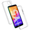 Funda doble 360º compatible con HUAWEI Y5P Frontal silicona y trasera policarbonato Transparente