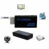 WII2HDMI Adaptador convertidor Wii a HDMI 720P / 1080P FullHD de video y audio 3.5 mm - Negro