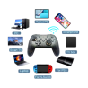 Mando compatible con Nintendo Switch / PS3 / IOS Android Tablet smartphone / PC Inalámbrico bluetooth Doble vibración Negro