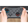 Mando compatible con Nintendo Switch / PS3 / IOS Android Tablet smartphone / PC Inalámbrico bluetooth Doble vibración Negro