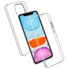 Funda compatible con IPHONE 11 PRO MAX Frontal silicona y trasera policarbonato doble 360º Transparente