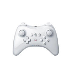 Mando compatible con Nintendo Wii U Pro inalámbrico Blanco