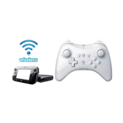 Mando compatible con Nintendo Wii U Pro inalámbrico Blanco