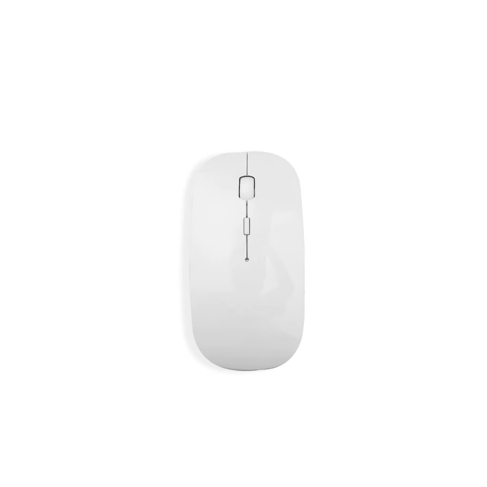 Ratón inalámbrico 1600dpi 4 botones para PC ordenador portátil Windows... Ultrafino USB 2,4 Ghz Blanco