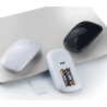 Ratón inalámbrico 1600dpi 4 botones para PC ordenador portátil Windows... Ultrafino USB 2,4 Ghz Blanco