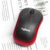 LOGITECH Ratón inalámbrico M185 - Silencioso - 2,4 GHz - USB - 1000DPI - 3 botones