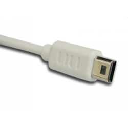 Cable USB compatible con Wii U Gamepad 1 metro Blanco - Válido para Wii U JAP / USA / PAL