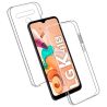 Funda compatible con LG K41S * Frontal silicona y trasera policarbonato * Doble 360º transparente