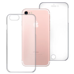 Funda compatible con IPHONE 6 / 6S Frontal silicona y trasera policarbonato doble 360º