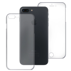 Funda compatible con IPHONE 6 / 6S Frontal silicona y trasera policarbonato doble 360º