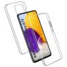 Funda doble 360º compatible con SAMSUNG GALAXY A72 5G Frontal silicona y trasera policarbonato Transparente