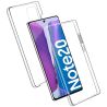 Funda doble 360º compatible con SAMSUNG GALAXY NOTE 20 * Frontal silicona y trasera policarbonato * Transparente