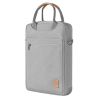 WIWU Funda maletín ordenador portátil, tablet 12.9 pulgadas Asa bandolera Varios bolsillos Impermeable Gris