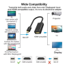 Cable adaptador Mini DisplayPort macho a HDMI hembra 4K * Compatible con Macbook, iMac, Powerbook G4