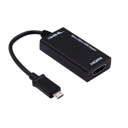 Adaptador MHL Micro USB - 5 Pines a HDMI para Samsung Galaxy S2 S3 S4, Sony Xperia T V etc