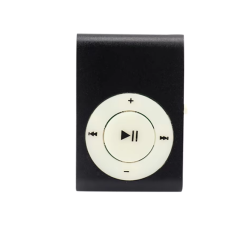 Mini reproductor de música MP3 / WAV portátil con clip Admite tarjeta micro SD TF hasta 32gb + Auriculares + Cable