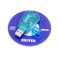 Lector de tarjetas SIM USB 2.0 * GSM/CDMA * Contactos y agenda de teléfono móvil * Color azul
