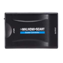 Convertidor MHL HDMI a SCART - Audio y video con cable USB - HDTV, Sky Box, DVD