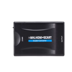 Convertidor MHL HDMI a SCART - Audio y video con cable USB - HDTV, Sky Box, DVD