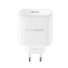 Cargador adaptador de red REALME SUPER DART 65W + Cable Tipo C USB-C Blanco
