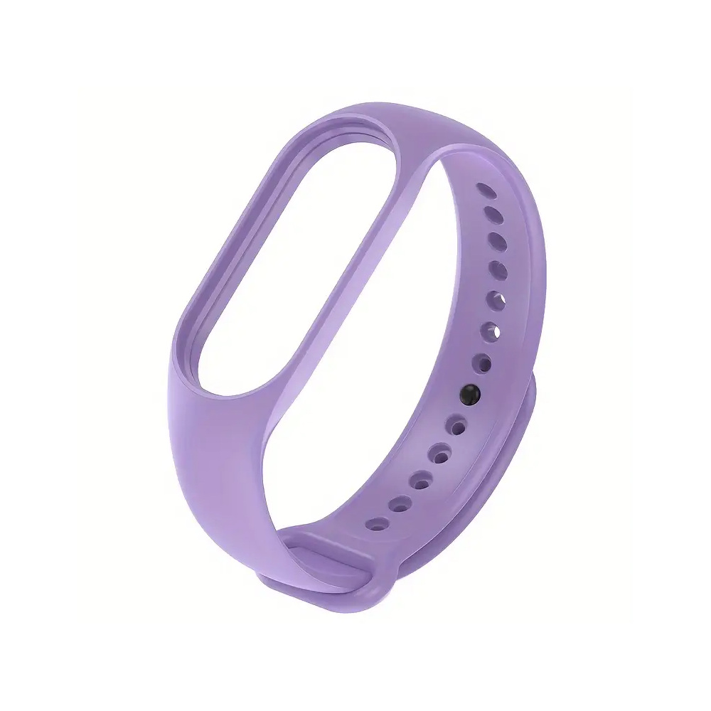 Correa compatible con XIAOMI MI BAND 5 / 6 / 7 * Silicona ajustable * Negro, azul, gris, rojo, rosa chicle, verde