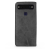 Funda compatible con OPPO Y72 5G Flip cover tapa soporte billetera tarjetero magnética - NEGRO