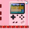 Mini consola portátil retro con 500 juegos clásicos ⋆ Pantalla LCD de 3'' ⋆ Incluye batería recargable y cable AV ⋆ Color AZUL