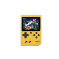 Mini consola portátil retro con 500 juegos clásicos ⋆ Pantalla LCD de 3'' ⋆ Incluye batería recargable y cable AV ⋆ Color AZUL