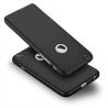 Funda compatible con IPHONE X / XS Doble 360º policarbonato con protector de pantalla cristal templado Negra