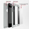 Funda compatible con IPHONE X / XS Doble 360º policarbonato con protector de pantalla cristal templado Negra