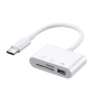 Adaptador 3 en 1 lector de tarjetas SD micro SD RS-MMC y USB hembra Ratón cámara iPhone etc smartphone Tipo C