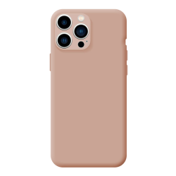 Funda compatible con IPHONE 13 PRO MAX Silicona suave flexible - Azul rosa