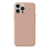 Funda compatible con IPHONE 13 PRO MAX Silicona suave flexible - Azul rosa
