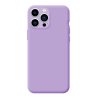 Funda compatible con IPHONE 13 PRO MAX Silicona suave flexible - Azul rosa