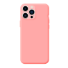 Funda compatible con IPHONE 13 PRO MAX Silicona suave flexible - Azul rosa