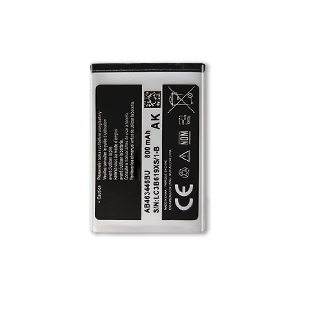 Bateria compatible con Samsung GT-E2520, M2510, GT-E1150, GT-M2710, GT-M2310, GT-S3030⋆ AB463446BU ⋆ 800 mAh