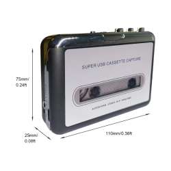 EZCAP Walkman conversor de cintas cassette a MP3 USB – Digitaliza tu música Retro