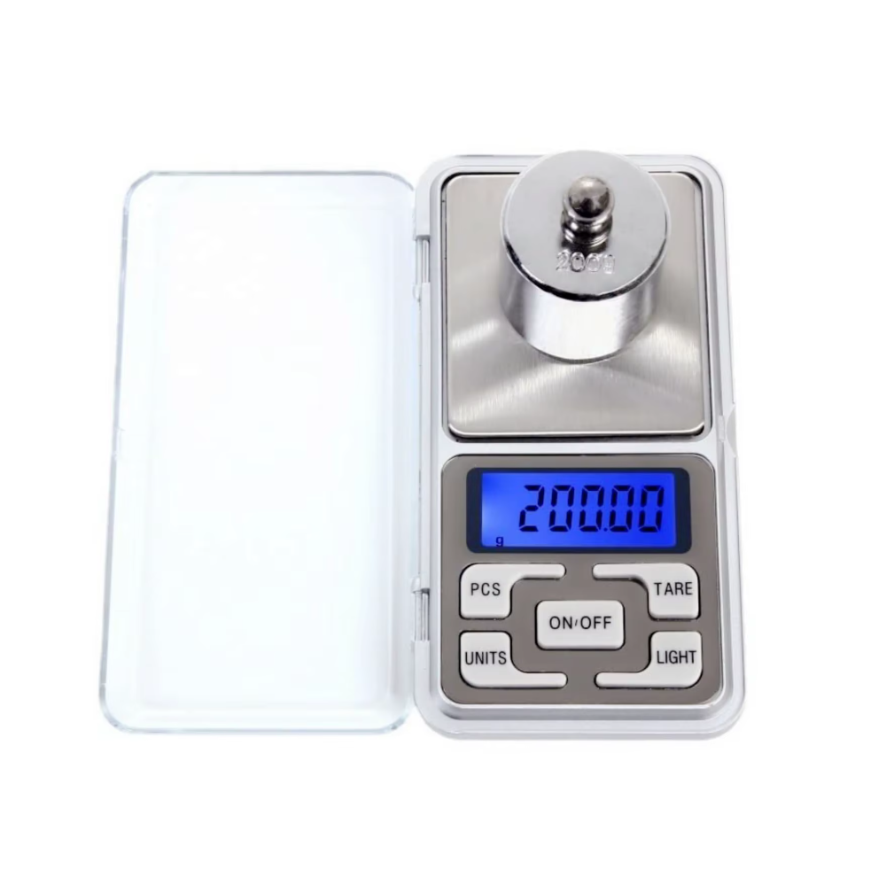 Mini báscula digital balanza de precisión 0.01 a 500 gramos - Pantalla LCD - Ideal joyería cocina especias