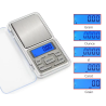 Mini báscula digital balanza de precisión 0.01 a 500 gramos - Pantalla LCD - Ideal joyería cocina especias