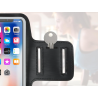 Brazalete deportivo neopreno * Funda universal para correr * Móvil hasta 13 x 8 cm * Color negro