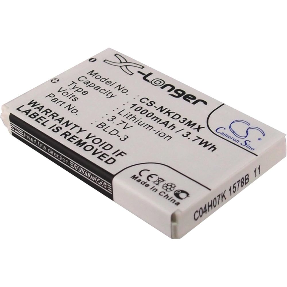 CAMERON SINO Bateria compatible Nokia 7250i, 7210, 6610, 6560, 6225, 6200, 3300, 3205, 6220, 7250, 3205i, 6585, 6610i BLD-3