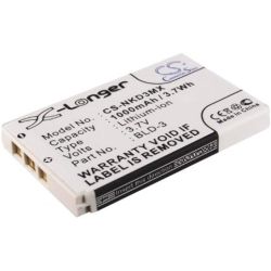 CAMERON SINO Bateria compatible Nokia  7250i, 7210, 6610, 6560, 6225, 6200, 3300, 3205, 6220, 7250, 3205i, 6585, 6610i BLD-3
