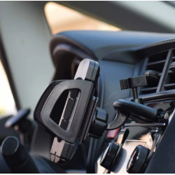 Soporte para ranura CD coche * Giratorio universal * Para móvil y GPS de 4.4 cm a 9.7 cm