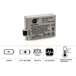 Batería compatible LP-E5 para Canon EOS 450D / 1000D / Rebel XSi / Kiss X2 * Capacidad 2100mAh * Fiable y segura